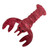 Large Statement Pink Pearlescent Acrylic Lobster Brooch (Style 66)