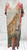 Made In Italy V Neck Beige Lurex Thread Leopard  Palm Tree Maxi Dress One Size Fits 10-20