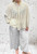 Made In Italy White Cotton Poplin Wide Leg 7/8 Crop Trousers One Size Fits 8-18