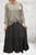 New Collection Chocolate Brown Soft Cotton Tiered  Gypsy Style Maxi Skirt - One Size 8-18