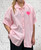 Made In Italy Bubblegum Pink Cotton Loose Box Fit Heart Merci Amour Shirt - One Size Fits UK 10-24 