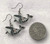 Steampunk Whale Enamel & Silver Alloy Dangly Drop Earrings