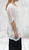 New Collection White Sheer Embroidered Lace 2 In 1 Blouse Top One Size Fits UK 8-14