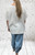 LMF White Short Cap Sleeve Cheesecloth Smock Top With Necklace - One Size Fits UK 10-18
