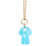 Funky Funghi Blue Aura Quartz  Crystal Necklace Greetings Card