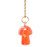 Funky Funghi Orange Aura Quartz Crystal Necklace Greetings Card