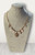 Sun Summer Holiday Beach Charm Necklace In Gold Alloy & White Enamel 45cm - Sun Starfish Butterfly Heart