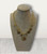 Statement Boho Chic Sun & Moon Gold Charm Necklace