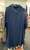 Mivia Linen Blend Midi Length Short Sleeved Shirt Dress - Sizes M-L 10-14 Or L-XL 16-22 In Brown Or Navy