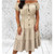 Polka Dot Bardot Or Scoop Midi Length Magic Dress  One Size Fits 10-22 Black Beige Navy