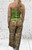 Diverse Jungle Safari Print Wide Leg Pull On Trousers One Size Fits UK 8-16