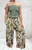 Diverse Jungle Safari Print Wide Leg Pull On Trousers One Size Fits UK 8-16
