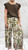Diverse Jungle Safari Print Wide Leg Pull On Trousers One Size Fits UK 8-16