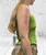 Diverse Italian Shirred Ruffle Hem Bandeau Top  6 Colours - One Size Fits UK 8-16 Khaki Brown Ochre Navy Pistachio Black