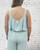Made In Italy Plus Size Strappy Split Leg Harem Jumpsuit With Ruffle Bodice  One Size Fits UK 14-24