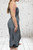 Diverse Gingham Seersucker Checked Bandeau Jumpsuit With Barrel Leg  One Size UK 8-16 Rust Or Black