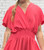 Made In Italy  Plus Size Magic  V Wrap Front Shirred Waist Playsuit One Size Fits UK 12-22
