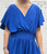 Made In Italy  Plus Size Magic  V Wrap Front Shirred Waist Playsuit One Size Fits UK 12-22