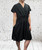 Made In Italy  Plus Size Magic  V Wrap Front Shirred Waist Playsuit One Size Fits UK 12-22