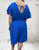 Made In Italy  Plus Size Magic  V Wrap Front Shirred Waist Playsuit One Size Fits UK 12-22
