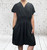 Made In Italy  Plus Size Magic  V Wrap Front Shirred Waist Playsuit One Size Fits UK 12-22