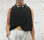 Toscana Moda Beaded Neck Bubble Hem Sleeveless Top - One Size Fits UK 10-18