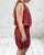 Toscana Moda One Size Loose Fit Elasticated Waist Shorts With Pockets & Belt Fit UK 10-18 White Or Wine