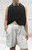 Toscana Moda One Size Loose Fit Elasticated Waist Shorts With Pockets & Belt Fit UK 10-18 White Or Wine