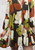 Made In Italy Flora Abstract Bold Floral Print Tiered Smock Dress - One Size Fits UK 8-16