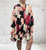 Made In Italy Flora Abstract Bold Floral Print Tiered Smock Dress - One Size Fits UK 8-16