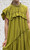 Made In Italy Victoriana Vintage Boho Style Ruffle Trim Maxi Dress - One Size  8-20