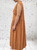 Made In Italy Victoriana Vintage Boho Style Ruffle Trim Maxi Dress - One Size  8-20