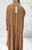 Made In Italy Victoriana Vintage Boho Style Ruffle Trim Maxi Dress - One Size  8-20