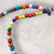 Quirky Dopamine Wooden Multicoloured Ditsy Disc & Sphere Statement Boho Necklace