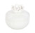 Tranquil Retreat White Lotus Matt White Ceramic Lidded Trinket Dish
