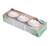Tranquil Retreat Set Of 3 Matt White Tealight Holders
