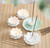Tranquil Retreat Set Of 3 Matt White Tealight Holders
