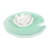 Tranquil Retreat White Lotus Flower on Lily Pad Ceramic Incense Holder