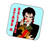 Stand & Deliver Adam Ant Inspired Blue Cork Drinks Coaster