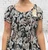 Paisley Print Bardot Or Scoop Midi Length Magic Dress  One Size Fits 10-22 Black, Brown Or Navy