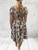 Paisley Print Bardot Or Scoop Midi Length Magic Dress  One Size Fits 10-22 Black, Brown Or Navy