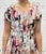 Watercolour Floral Bardot Or Scoop Midi Length Magic Dress  One Size Fits 10-22 Black, Pink Or Green