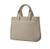 Long & Son Textured PU Faux Leather Grab / Tote Bag With Crossbody Strap & Grab Handles  5 Colours