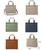 Long & Son Textured PU Faux Leather Grab / Tote Bag With Crossbody Strap & Grab Handles  5 Colours
