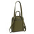 Long & Son Textured Faux  Leather Backpack With Grab Handles & Beaded Tassel - Tan Navy Or Taupe
