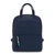 Long & Son Textured Faux  Leather Backpack With Grab Handles & Beaded Tassel - Tan Navy Or Taupe