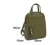 Long & Son Textured Faux  Leather Backpack With Grab Handles & Beaded Tassel - Tan Navy Or Taupe