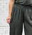 Diverse Italian Forest Green & Brown Mix Gingham Check Barrel Leg Trousers Pants One Size Fits UK 8-14