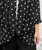 Curve Made In Italy Polka Dot 3/4 Sleeve Open Front Duster Jacket One Size Fits UK 14-24
