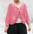 Made In Italy Cotton Loose Knit 3in1 Layering Batwing Top  - One Size Fits UK 10-16 10 Colours